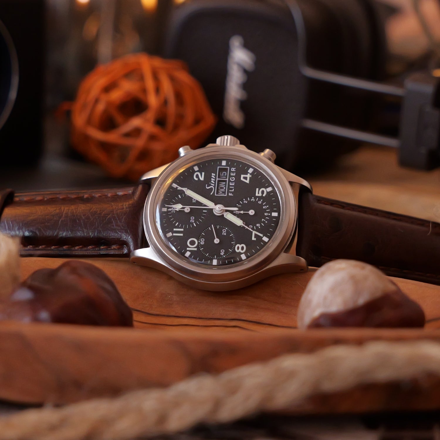 Brown Ostrich Leather Watch Strap – Handmade – Helvetus® - Helvetus