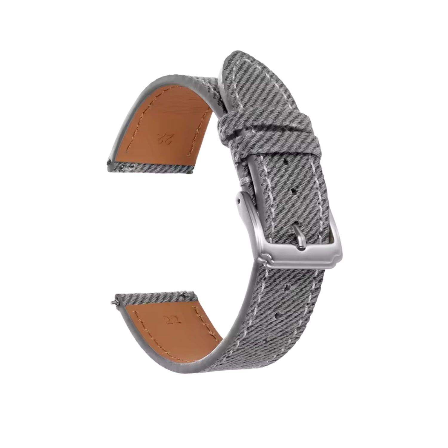 Grey Handmade Denim Watch Strap – DenimaTex™ by Helvetus® - Helvetus