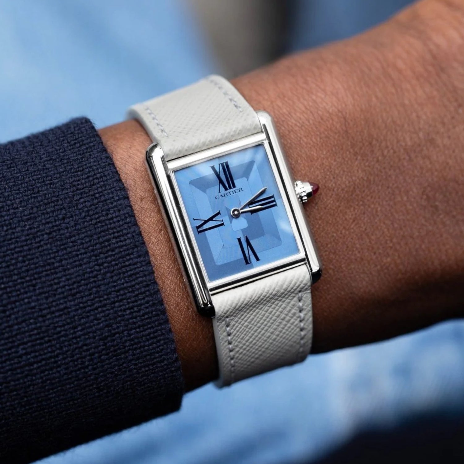 Leather Strap - White - Classic Design - Helvetus