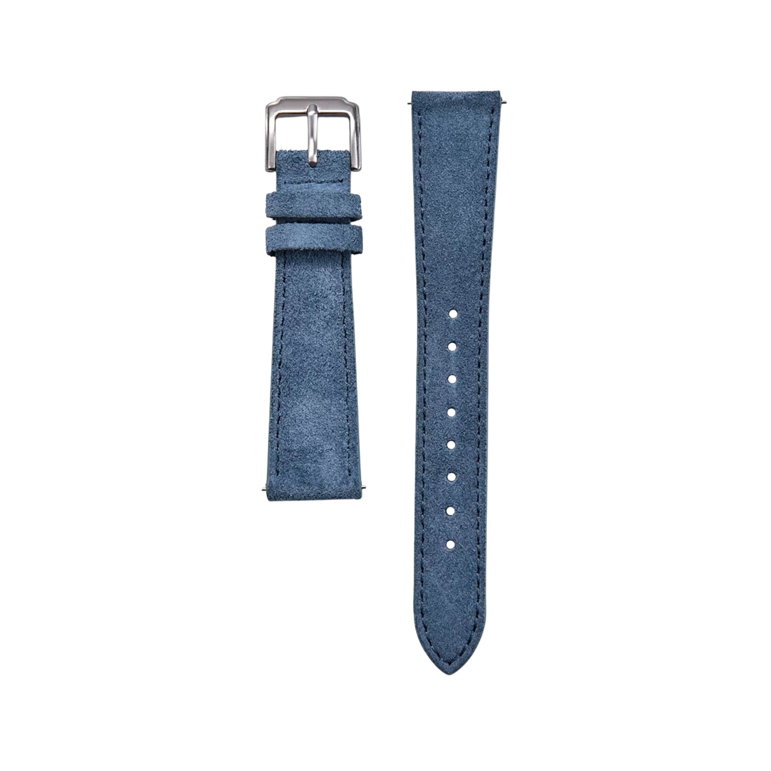 Suede Leather Watch Strap – Blue – Helvetus® - Helvetus