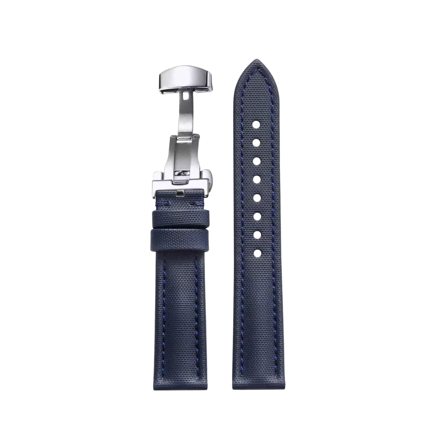 سوار Helvetus Sailcloth FKM Rubber باللون الأزرق الداكن – MarinerTex™