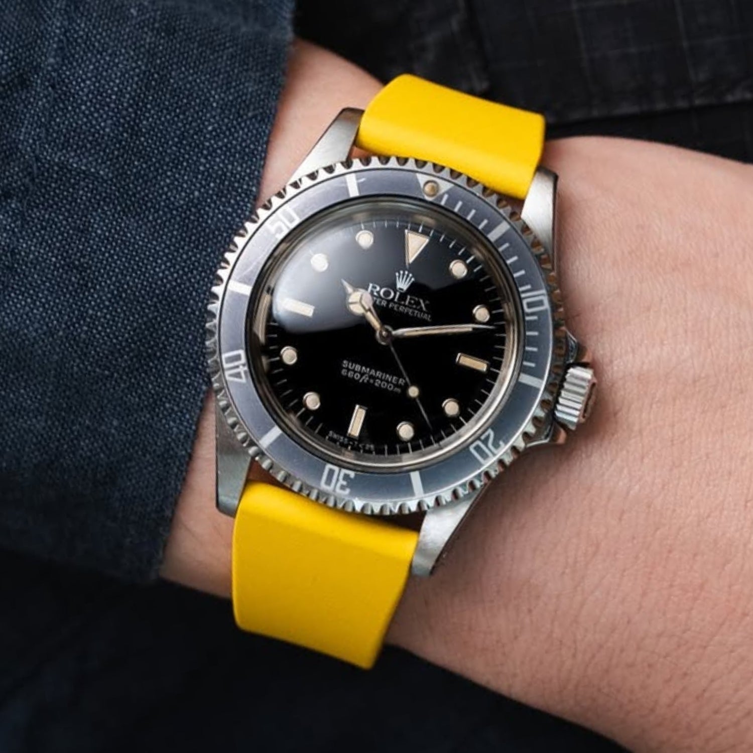 CTS Strap - Yellow - FKM Rubber - Helvetus