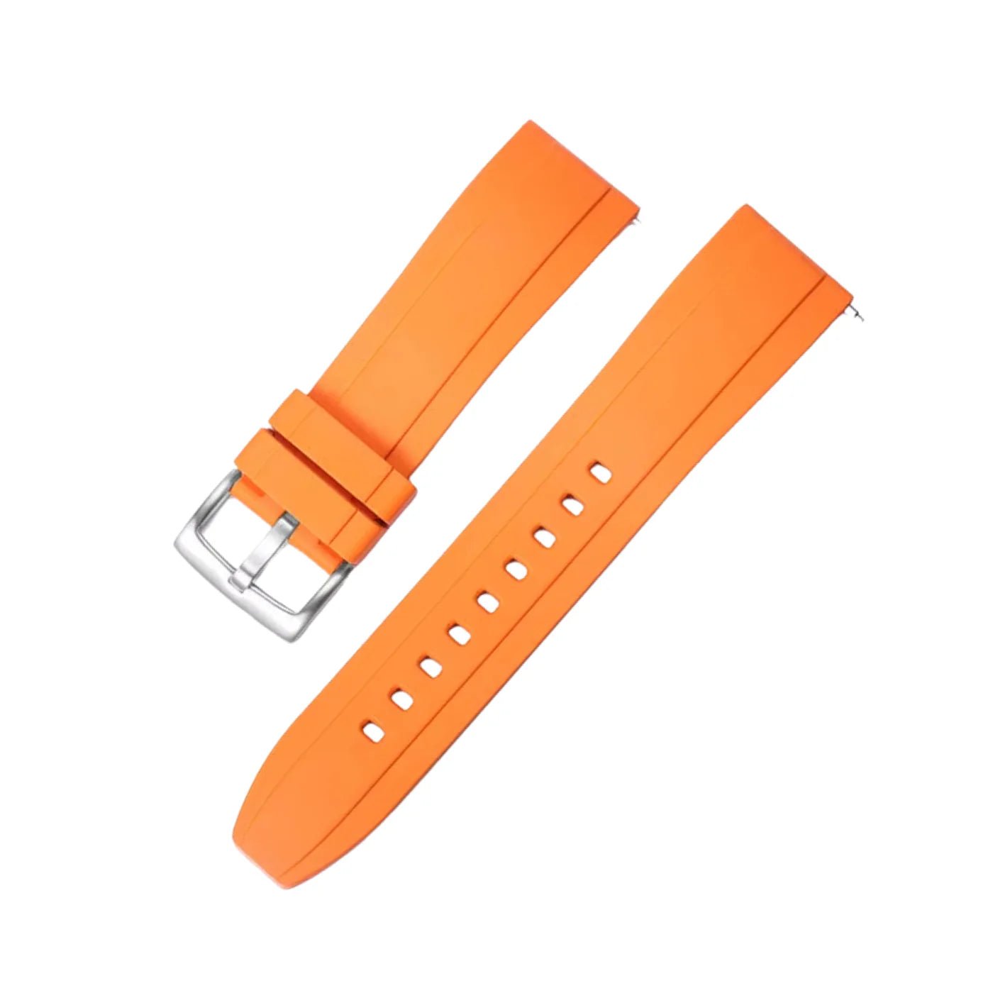 Rubber Strap - For all Breitling Navitimer Models - Orange - Helvetus