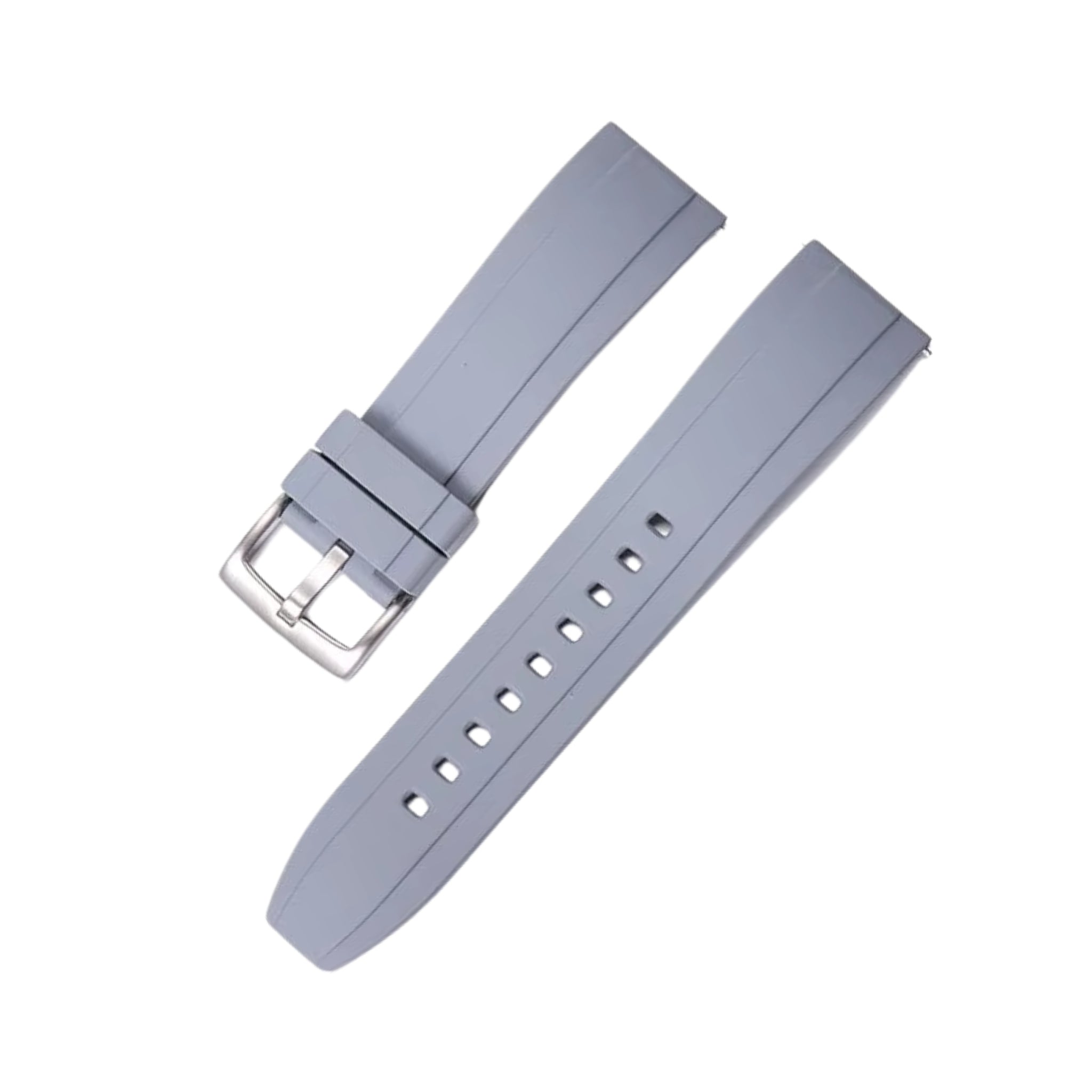 Rubber Strap - For all Breitling Superocean Models - Grey - Helvetus