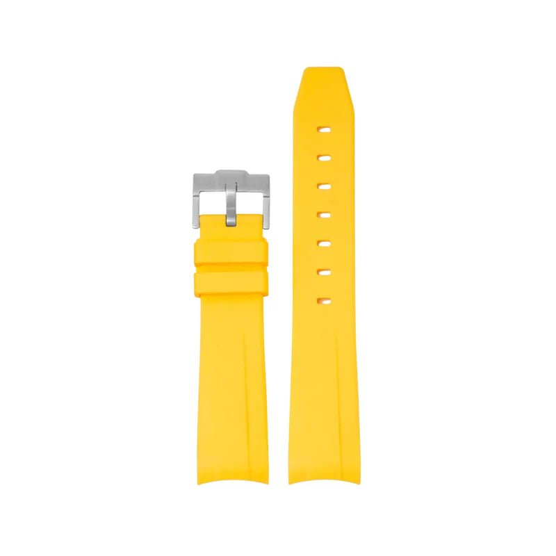 Rubber Strap – For Hamilton Khaki Field (38mm/40mm/42mm) - Yellow - Helvetus