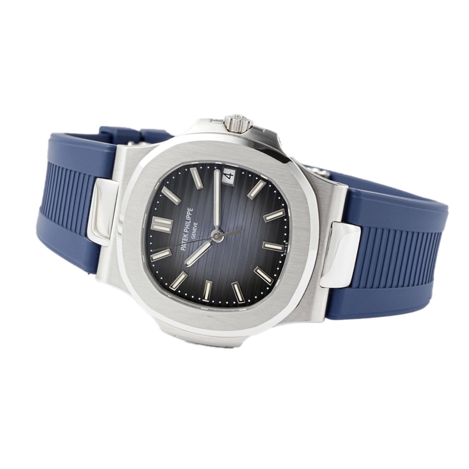 Rubber Strap - For Patek Philippe Nautilus - Dark Blue - Helvetus